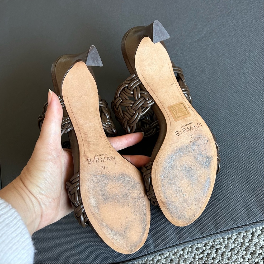 Alexandre Birman Sammy 50 Sienna Leather Heeled Sandal EUC! - Picture 15 of 15